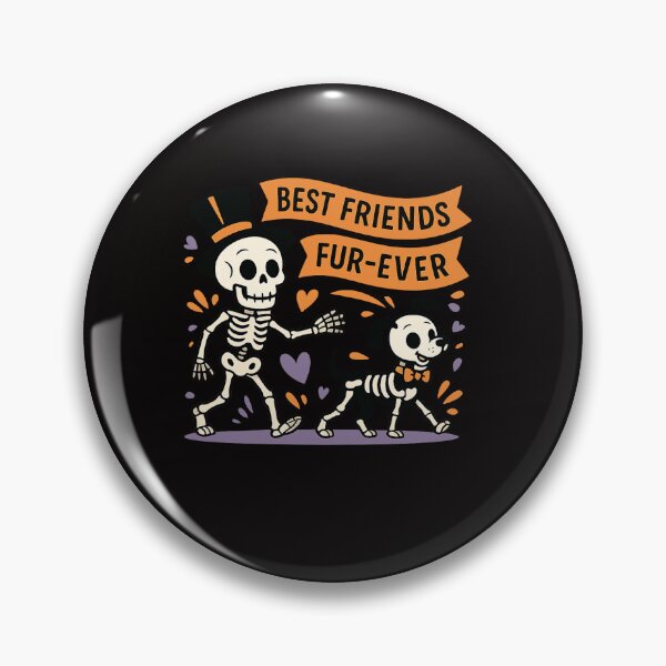 Item preview, Cute skeleton dog “Best Friends Fur-Ever” designed and sold by unscriptedPixel.