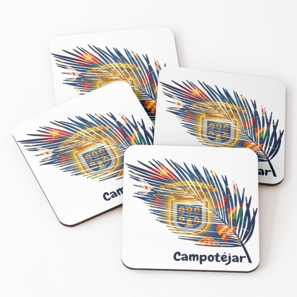 Item preview, Abstract Flag of Campotejar – Feather Shape Design designed and sold by ArteJorge48.