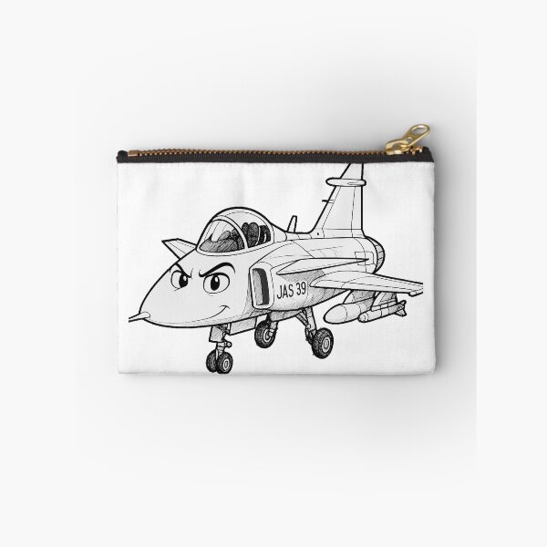 Item preview, Cartoon JAS 39 Fighter Jet Illustration designed and sold by Chabangi.
