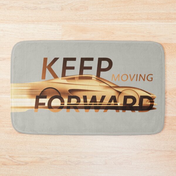 Item preview, Keep Moving Forward – Motivational Car Design for Speed and Racing Lovers designed and sold by WovennDesigns.