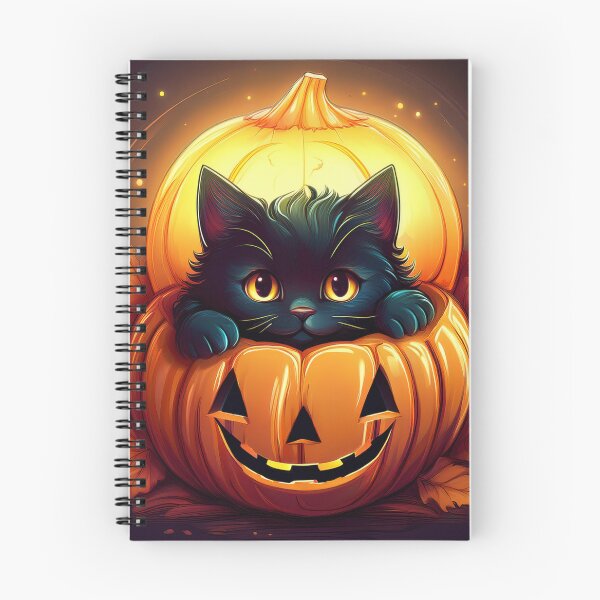 Item preview, Spooky Cute Black Cat Pumpkin designed and sold by Ayshopcog.