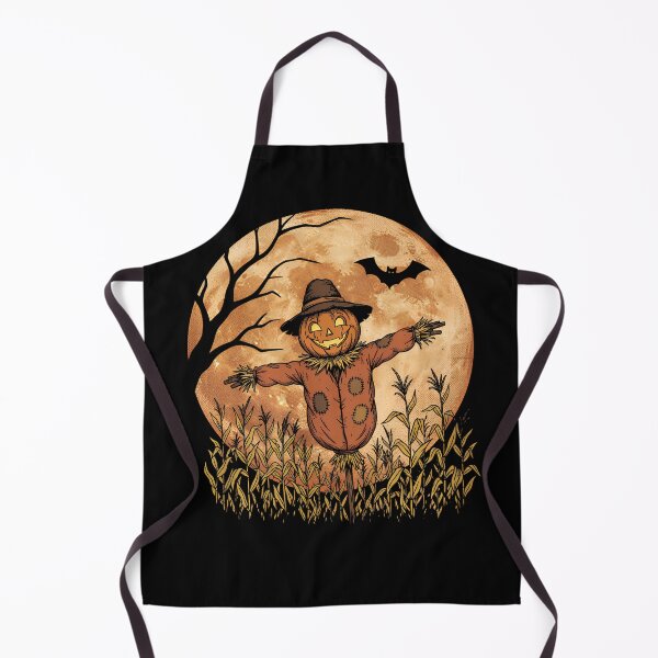 Item preview, Pumpkin Scarecrow with Full Moon – Spooky Halloween Design designed and sold by Imaginationbeyond.