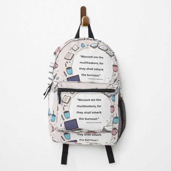Item preview, Blessed Are the Multitaskers designed and sold by The Cubicle Saint.