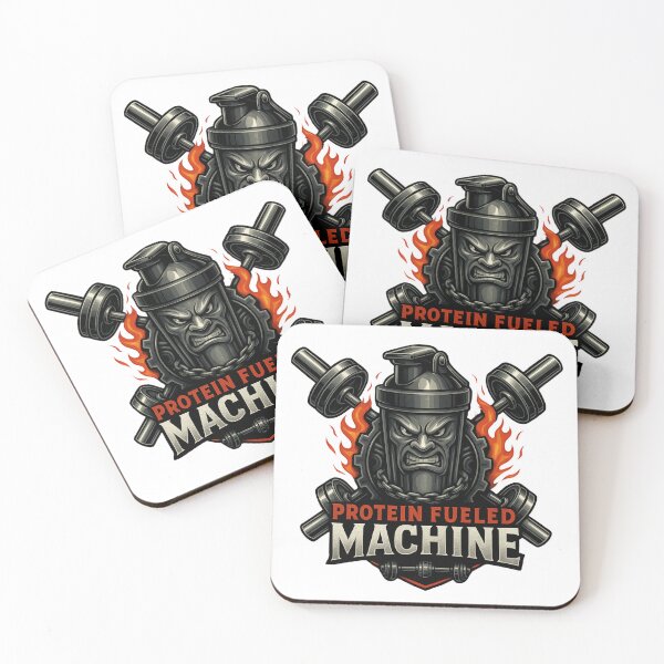 Item preview, Protein Fueled Machine – Gym Beast Design designed and sold by Tatko Designs.