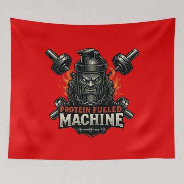 Item preview, Protein Fueled Machine – Gym Beast Design designed and sold by Tatko Designs.