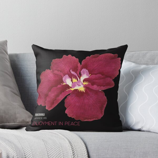 Item preview,  Enjoyment In Peace - Whimsical Vintage Iris Art Print Japanese Elegance  Fantasy designed and sold by JenniferHoust64.