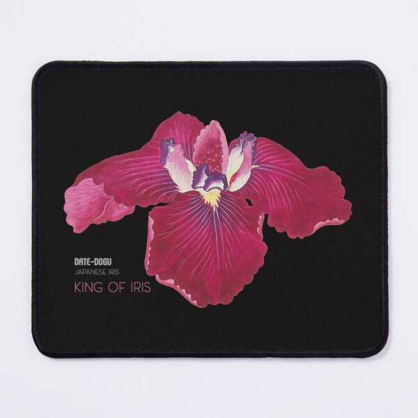 Item preview, King Of Iris Whimsical Vintage Iris Art Print Japanese Elegance Fantasy designed and sold by JenniferHoust64.