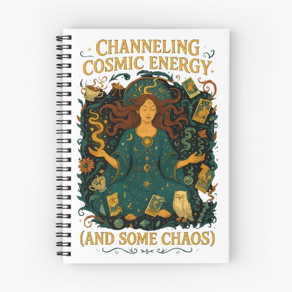 Item preview, Channeling Cosmic Energy  (and some chaos) Art Nouveau T-Shirt | Funny Spiritual Vibe designed and sold by MySpiritTravels.