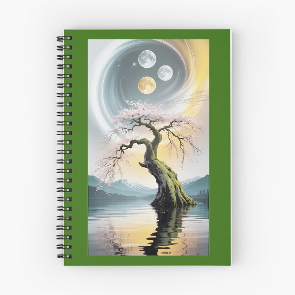 Item preview, Cosmic Cherry Blossom Tree  Triple Moons designed and sold by MatthewpeShopus.