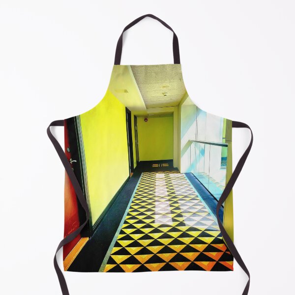 Item preview, Geometric Light Play: A Hotel Corridor Moment designed and sold by MyyVibe.