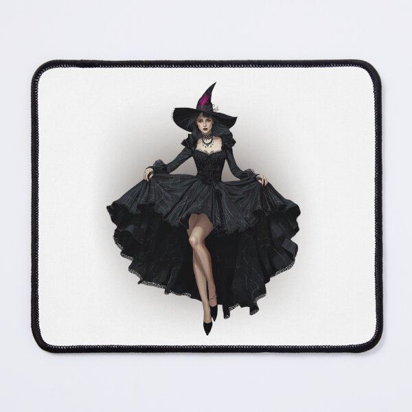 Item preview, Elegant Gothic Witch | Dark Fantasy Halloween Art | Witchcore Couture Wall Décor & Gifts designed and sold by Medeea Publishing.