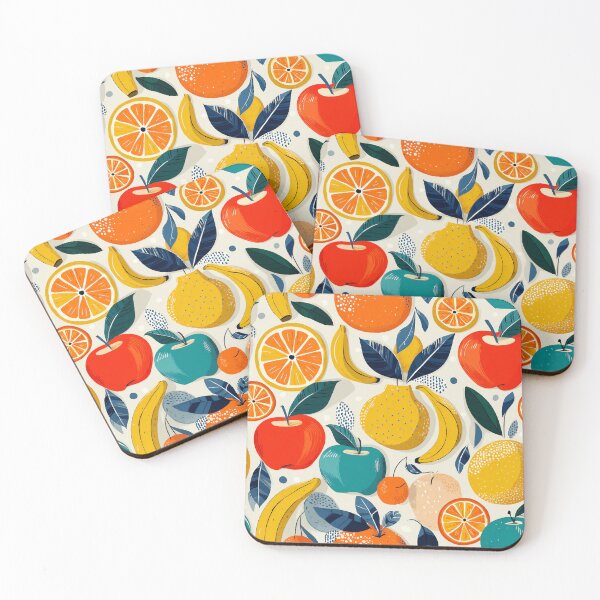 Item preview, Colorful Fruit Pattern – Seamless Summer Design designed and sold by Meiersbeste.