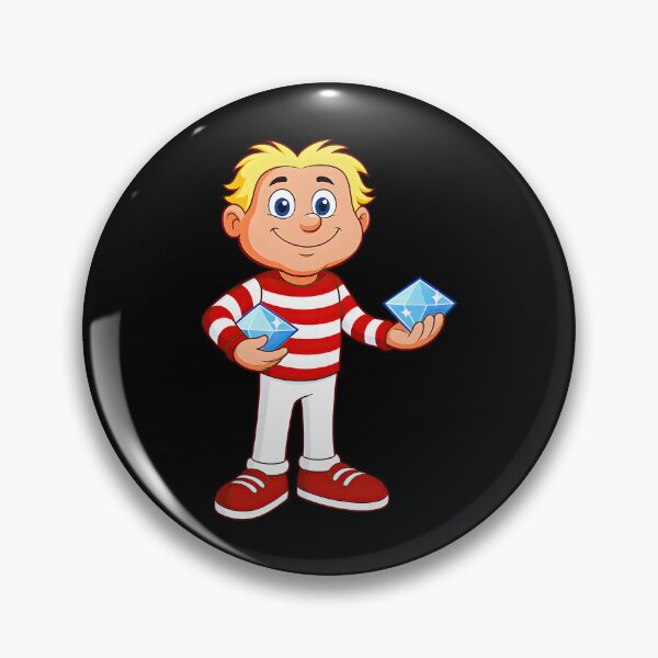Item preview, Boulder Dash Rockford Retro Commodore 64 Game Character designed and sold by ShopPointLessM.