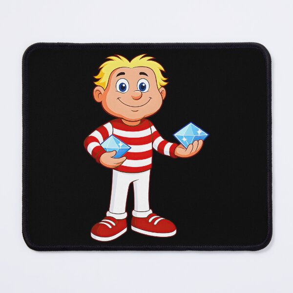 Item preview, Boulder Dash Rockford Retro Commodore 64 Game Character designed and sold by ShopPointLessM.
