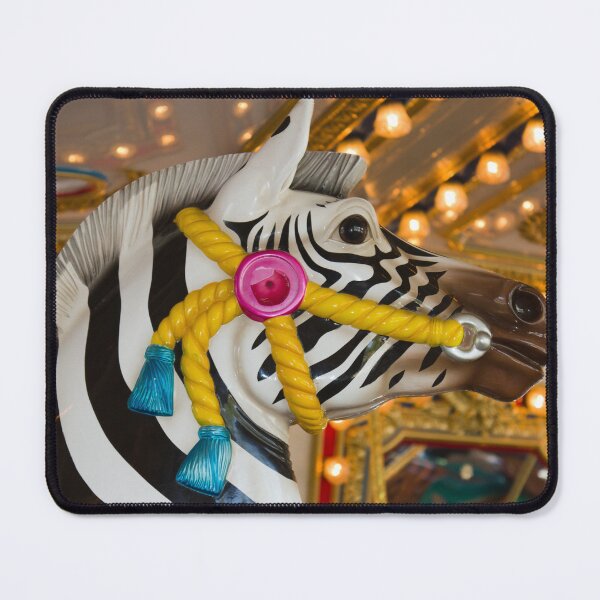 Item preview, Zebra Horse Merry-Go-Round Carousel Ride designed and sold by AnnOriginal.