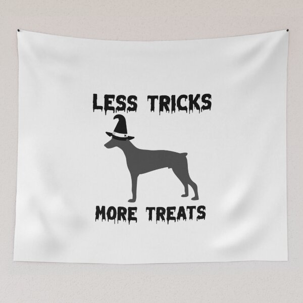 Item preview, Less Tricks More Treats  – Dobermann Cute Halloween Dog designed and sold by Hintotees.