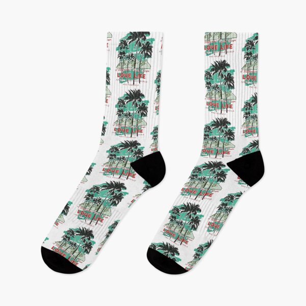 Item preview, Tropical Palm Tree & Mountain Sunset Design designed and sold by My-Hoodies.