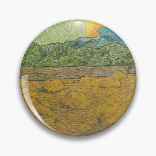 Item preview, Sunset Over Wheat Stacks designed and sold by ShamurStewart.