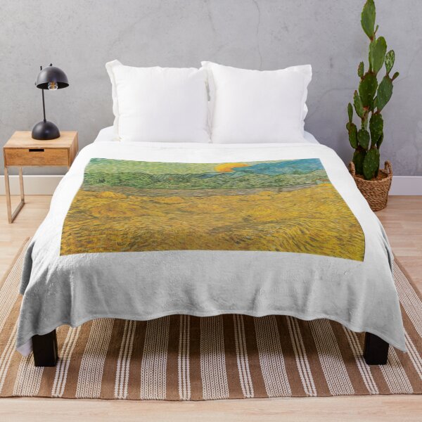 Item preview, Sunset Over Wheat Stacks designed and sold by ShamurStewart.
