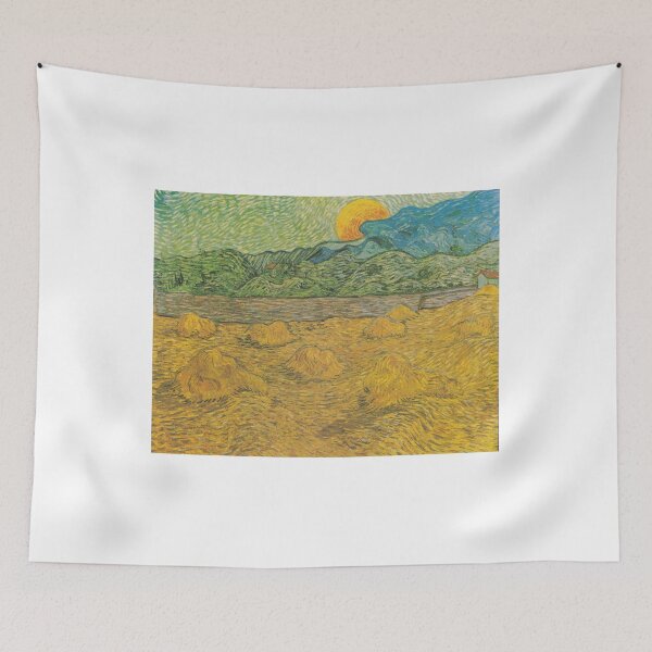 Item preview, Sunset Over Wheat Stacks designed and sold by ShamurStewart.