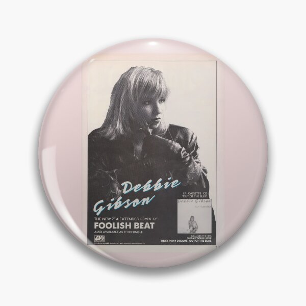 Item preview, Debbie Gibson – Foolish Beat 80s Pop Icon Poster designed and sold by CatrionaLavery.