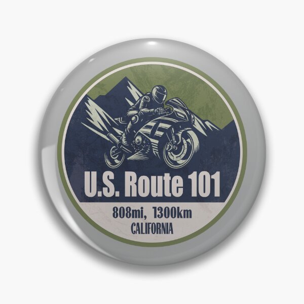 Item preview, U.S. Route 101 California Scenic Motorcycle Ride designed and sold by CynthiaGraphics.