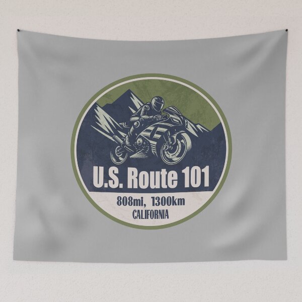 Item preview, U.S. Route 101 California Scenic Motorcycle Ride designed and sold by CynthiaGraphics.