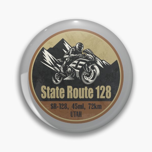 Artikelvorschau, Malerische Motorradtour auf der Utah State Route 128 entworfen und verkauft von CynthiaGraphics.