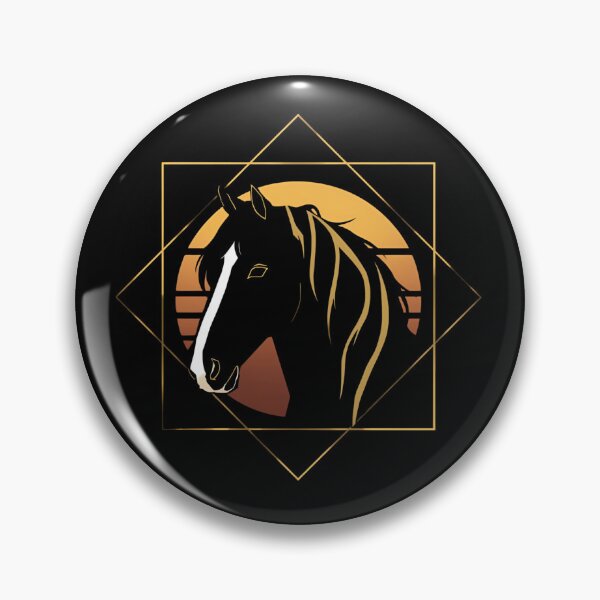 Item preview, Friesian in a Minimalist Geometric Frame designed and sold by Friesian-Fan-S.
