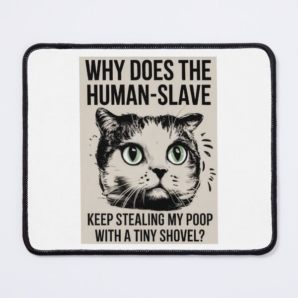 Item preview, Why Human Slave Steal Poop designed and sold by Angry Swan Designs.