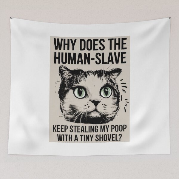 Item preview, Why Human Slave Steal Poop designed and sold by Angry Swan Designs.