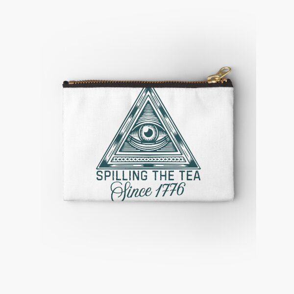 Item preview, Spilling the Tea Since 1776 • Funny Illuminati Conspiracy Meme Design designed and sold by DesignDazzles.