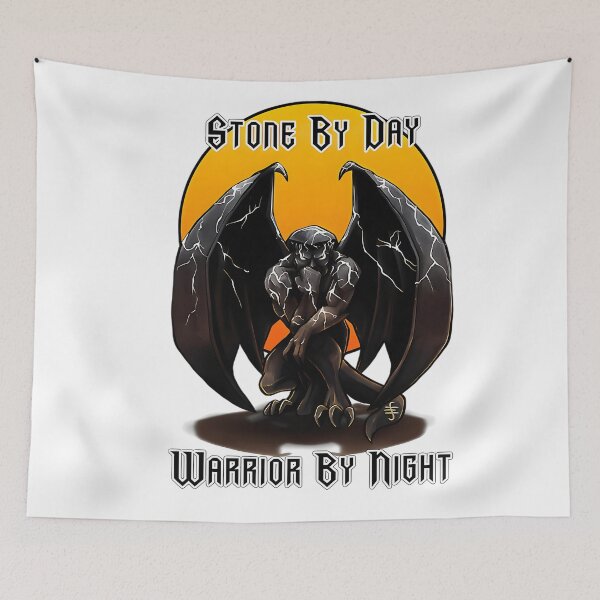 Item preview, Guardian Night Creatures Movie Stone Fantasy At Vintage designed and sold by HarshArtFashion.