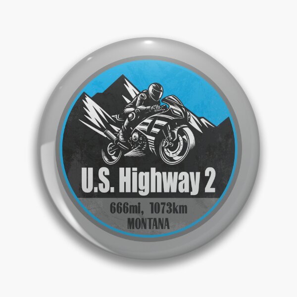 Item preview, U.S. Highway 2 Montana Scenic Motorcycle Ride designed and sold by CynthiaGraphics.