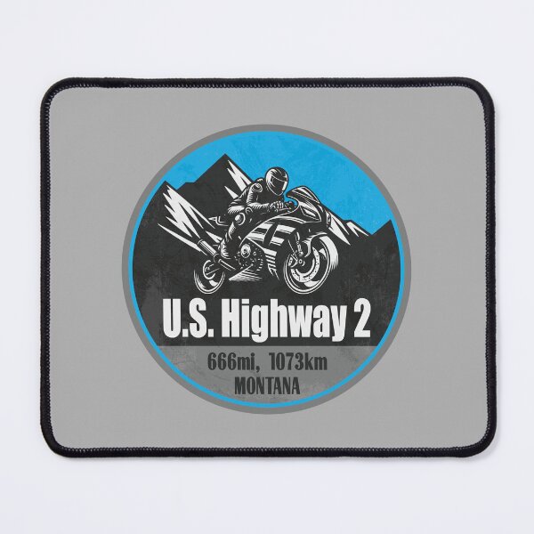 Item preview, U.S. Highway 2 Montana Scenic Motorcycle Ride designed and sold by CynthiaGraphics.