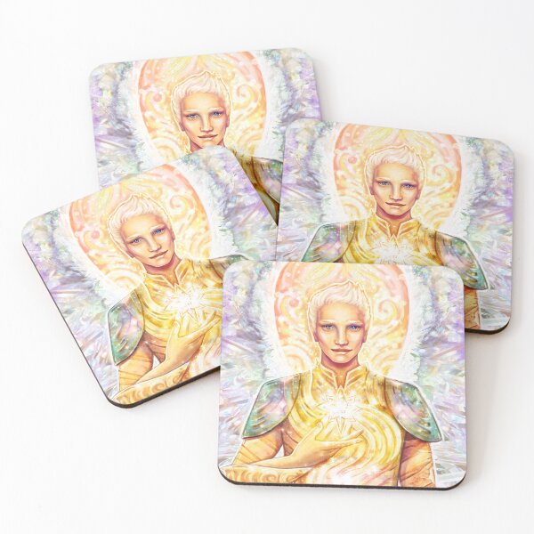 Item preview, Do The Work, Archangel Uriel, Angelic Art, Guardian Angel Art, Inspirational Art designed and sold by Jezhawk.