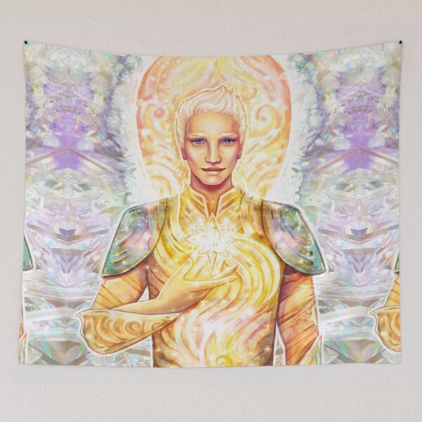 Item preview, Do The Work, Archangel Uriel, Angelic Art, Guardian Angel Art, Inspirational Art designed and sold by Jezhawk.