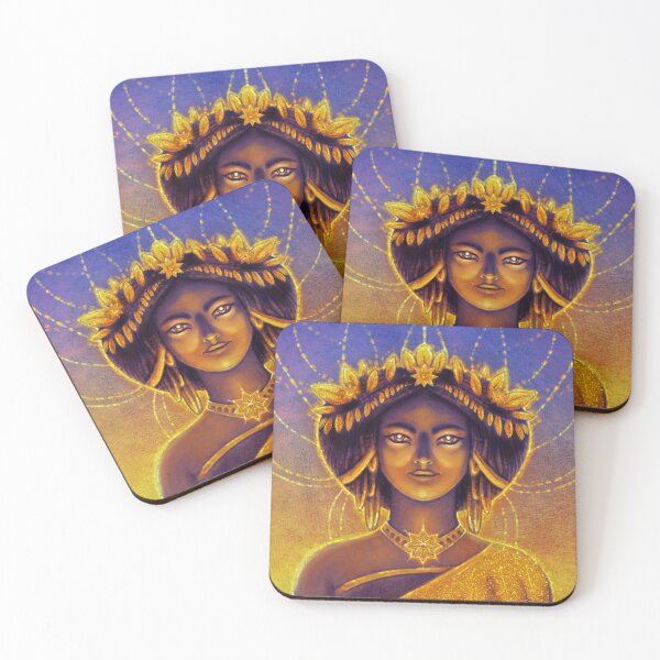 Item preview, Ishtar, Goddess Ishtar Art, Goddess Art, Spiritual Art, High-Vibration Art, Golden Goddess Art, Embrace your Inner Goddess designed and sold by Jezhawk.