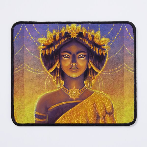 Item preview, Ishtar, Goddess Ishtar Art, Goddess Art, Spiritual Art, High-Vibration Art, Golden Goddess Art, Embrace your Inner Goddess designed and sold by Jezhawk.