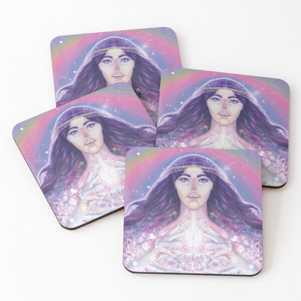 Item preview, Archangel Amethyst, Beautiful Angel Art, Spiritual Art, Purple Angel Art, Crystal Angel Art designed and sold by Jezhawk.
