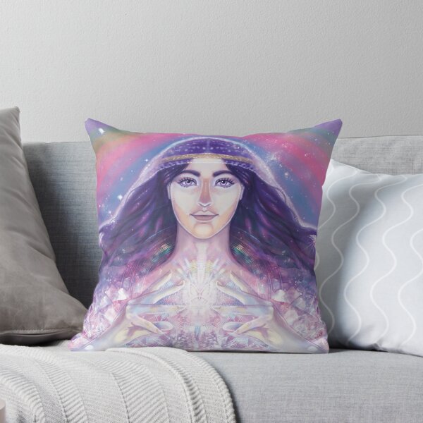 Item preview, Archangel Amethyst, Beautiful Angel Art, Spiritual Art, Purple Angel Art, Crystal Angel Art designed and sold by Jezhawk.