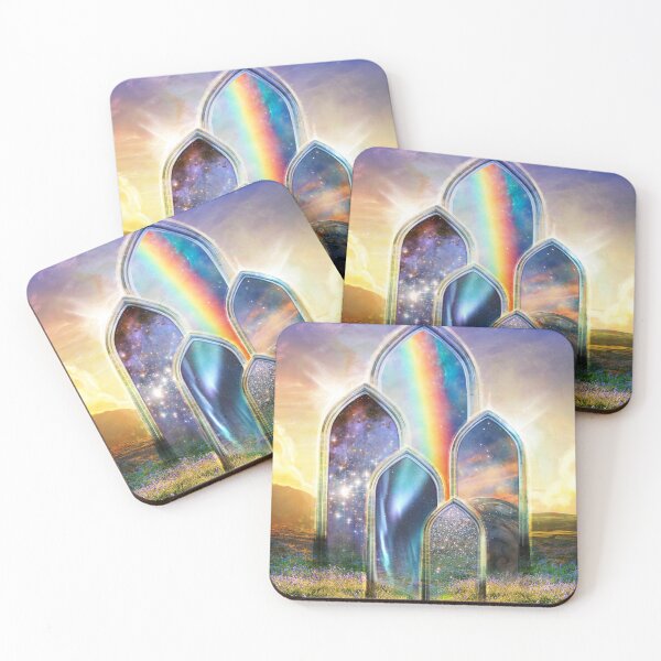 Item preview, Akashic Stargate, Beautiful Dream Portal, Akashic Realms, Spiritual Art, High Vibration Art, Rainbow Art designed and sold by Jezhawk.