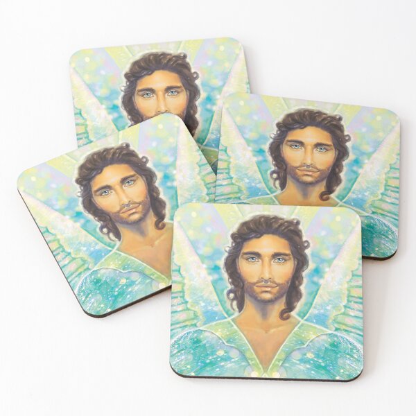 Item preview, Archangel Raphael, Healing Angel Art, Angelic Art, Guardian Angel Art, Spiritual Art designed and sold by Jezhawk.