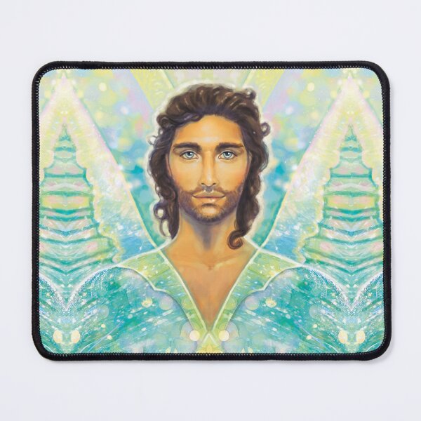 Item preview, Archangel Raphael, Healing Angel Art, Angelic Art, Guardian Angel Art, Spiritual Art designed and sold by Jezhawk.