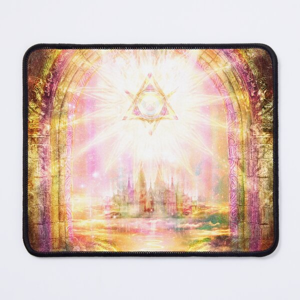 Item preview, Temple of the Higher Heart, Heart Chakra Art, Higher Heart Connection, High Vibration Art, Heart Healing designed and sold by Jezhawk.