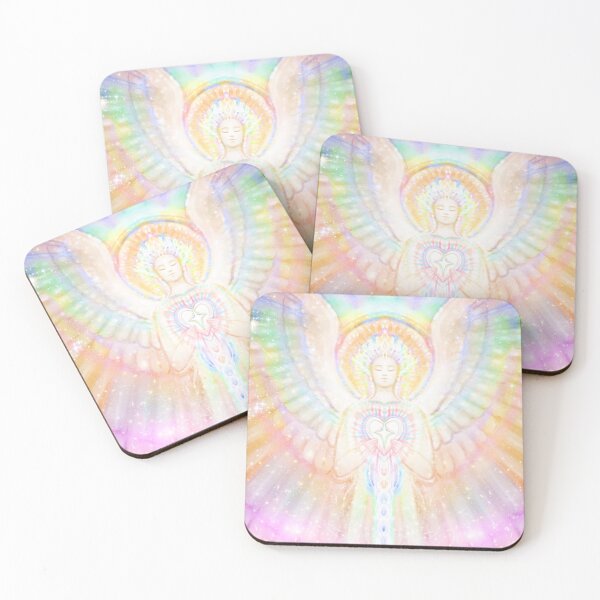 Item preview, Let Love Resonate with You - Angel of Peace 2025, Spiritual Art, Angelic Art, Make Peace not War designed and sold by Jezhawk.