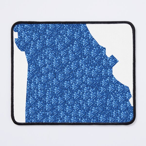 Item preview, Blue Rhinestone Missouri designed and sold by TheIconSmith.