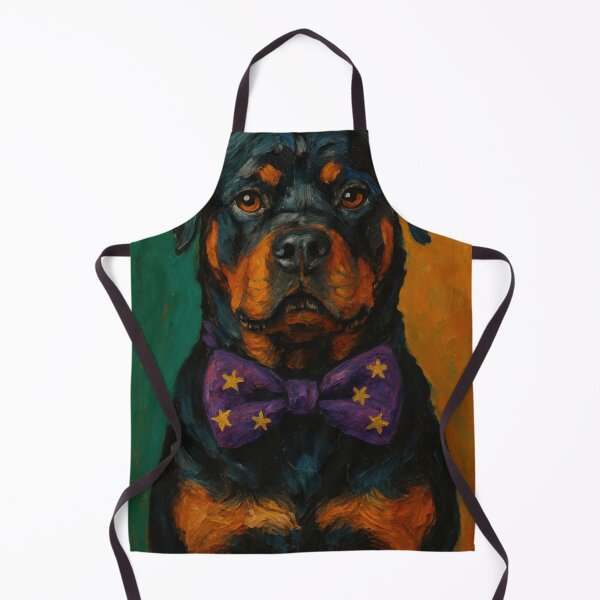 Item preview, Bold Rottweiler Dog Portrait Painting designed and sold by Flying Doggo.