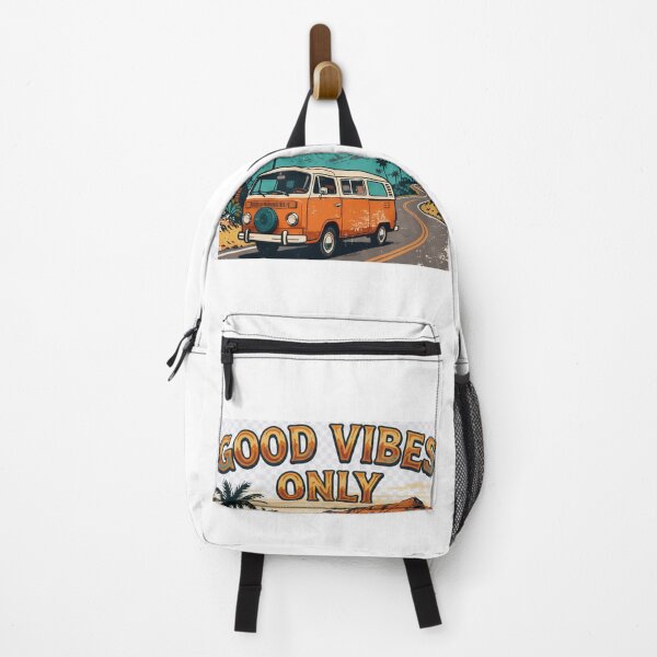 Item preview, Good Vibes Only Retro Van designed and sold by INNER WINNER YOU.
