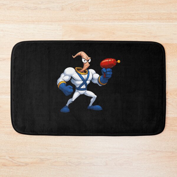 Item preview, Earthworm Jim Â€“ Retro Amiga, Sega Mega Drive, DOS PC Platform Game Character Art designed and sold by ShopPointLessM.